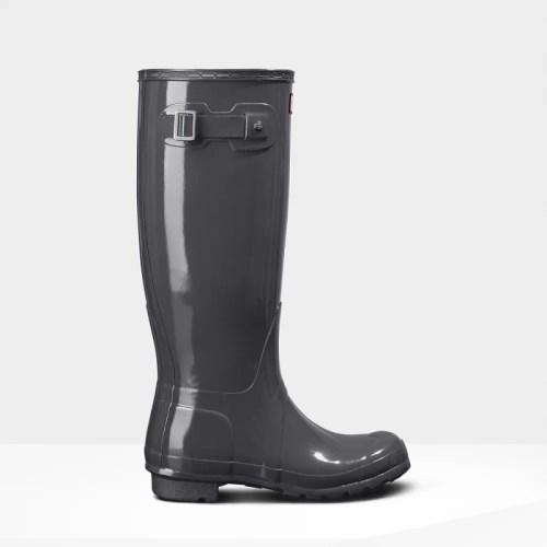 Hunter Original Gloss Tall Rain Boots For Womens - NZ H0123